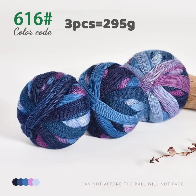 295g Colorful Wool Yarn