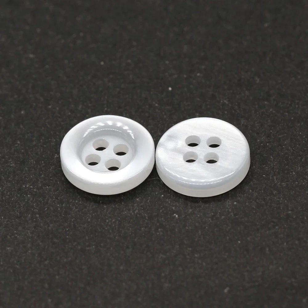 Nokoe 9/10/11mm Classic Resin Button - 30 PC