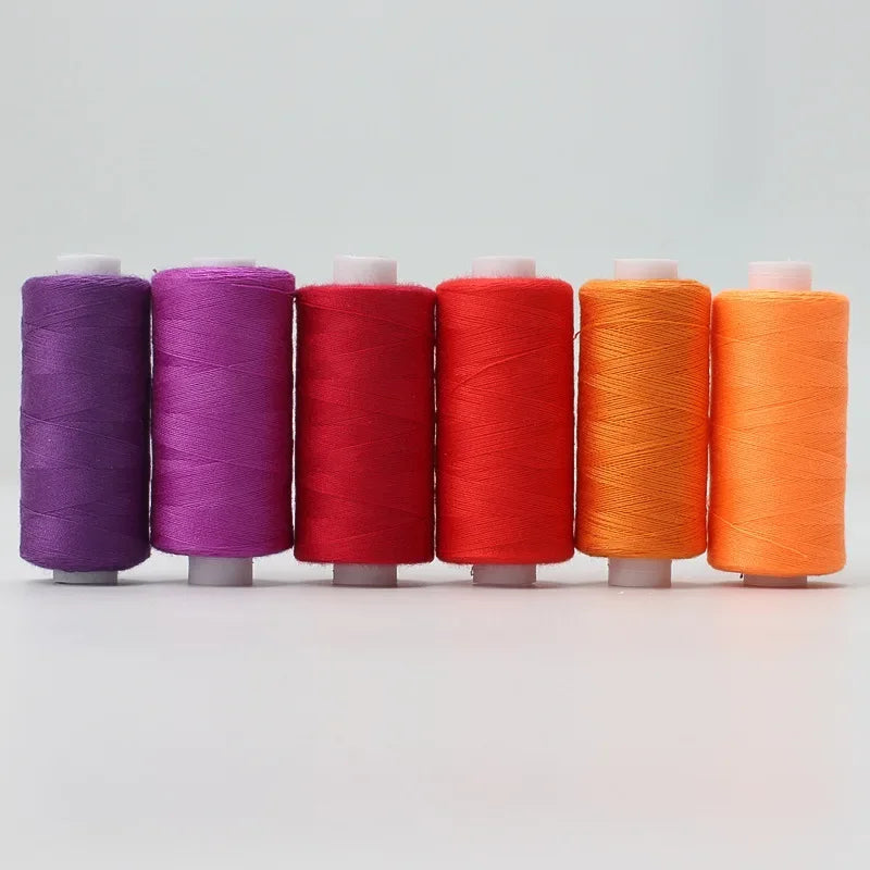 6 Rolls / Polyester Sewing Thread Set