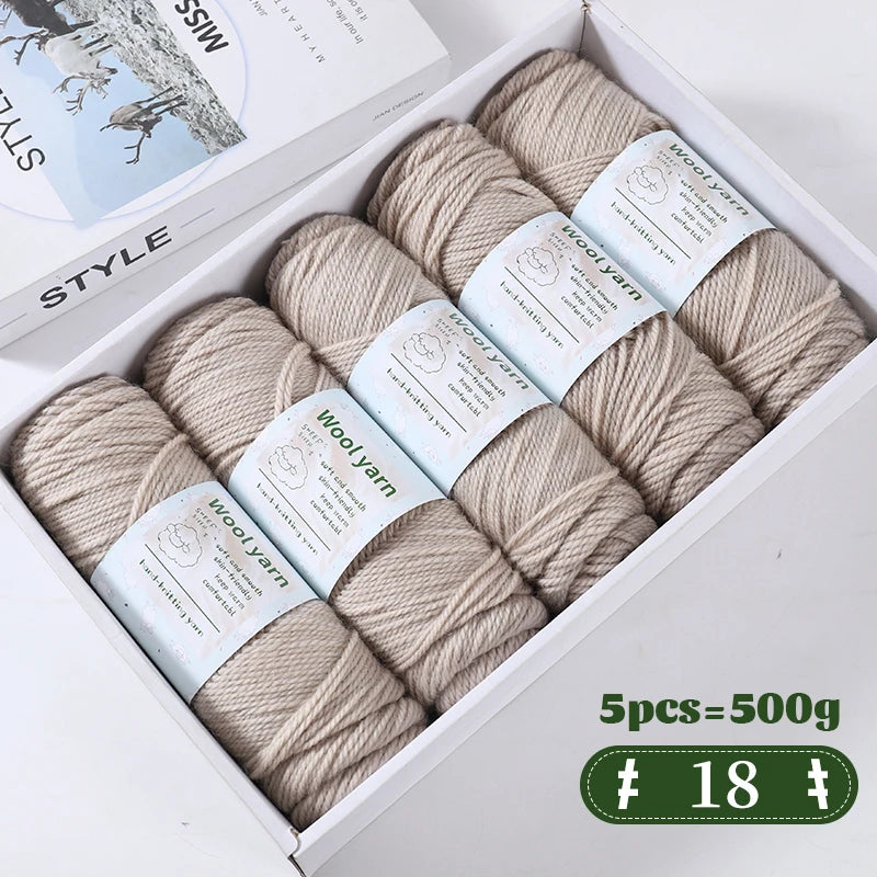 500g Gradient Color Rainbow Yarn