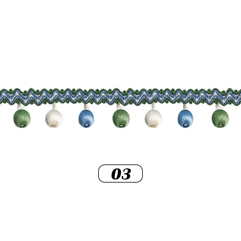 Tastle Ball Tassel Fringe Trim