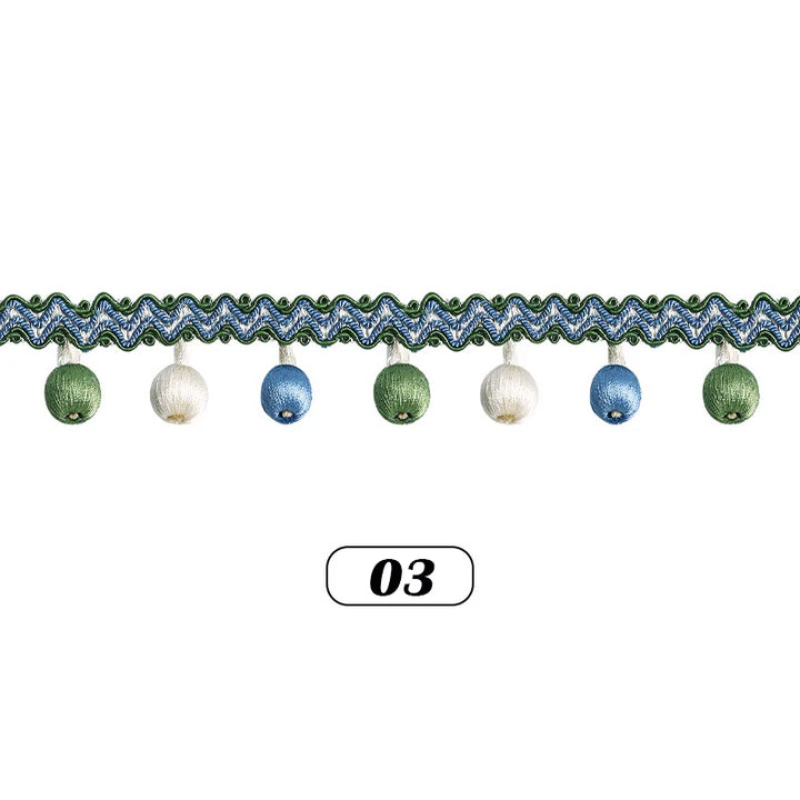 Tastle Ball Tassel Fringe Trim