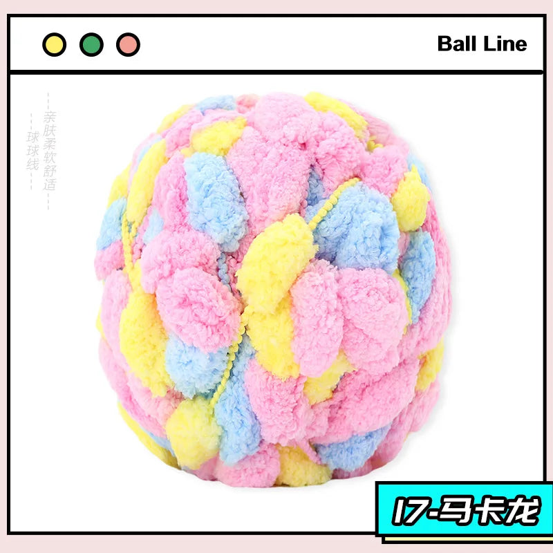 100g Colorful Thick Ball Yarn