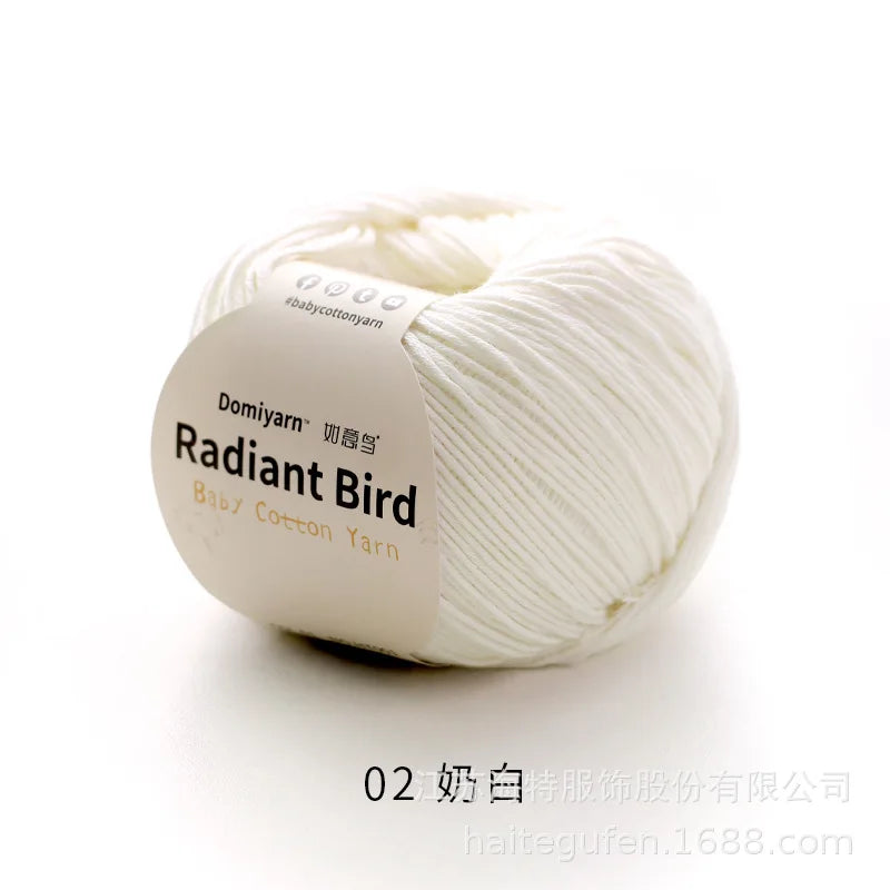 50g 100% Organic Pure Cotton Yarn