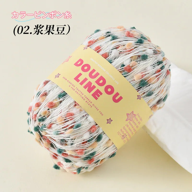50g Handmade Woven Mixed Knitting Yarn
