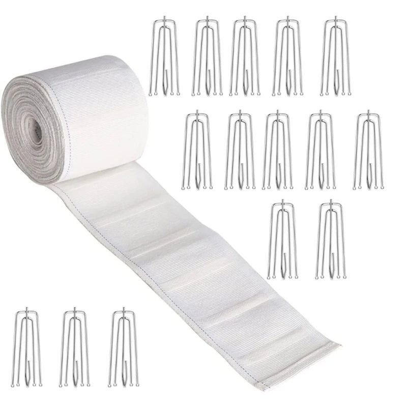 4 Prongs Pinch Pleat Curtain Pleater Tape