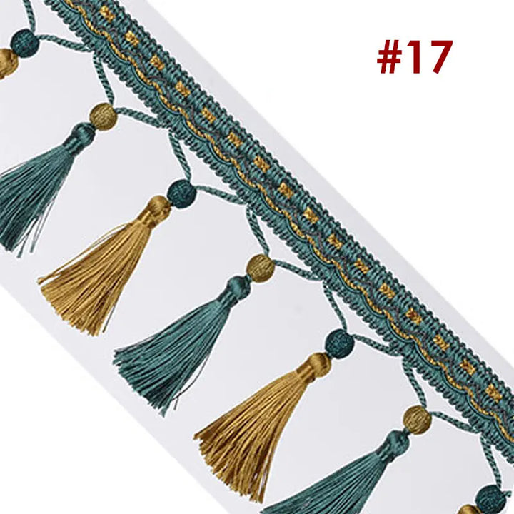 3 YARDS / Junsone Beaded Tassel Fringe Trim