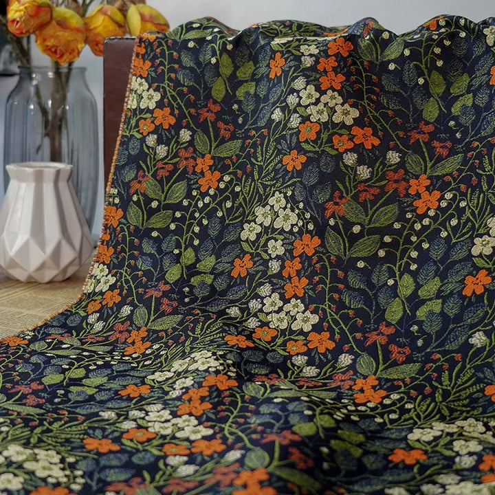 Relay Contrasting Floral Yarn Dyed Jacquard Fabric