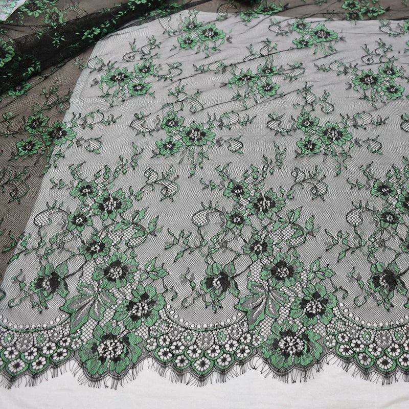 3 Yards / 7 Colors / Florisse Embroidery Eyelash Lace