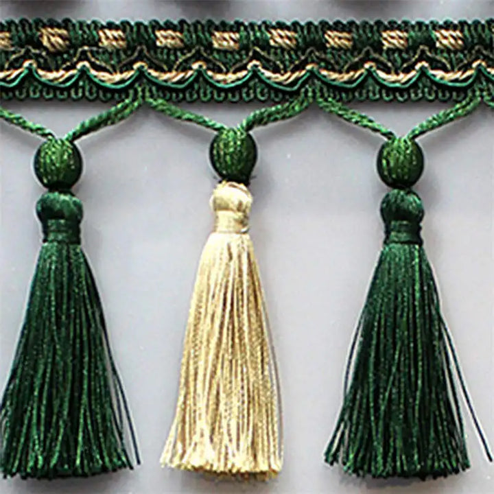 3 YARDS / Junsone Beaded Tassel Fringe Trim