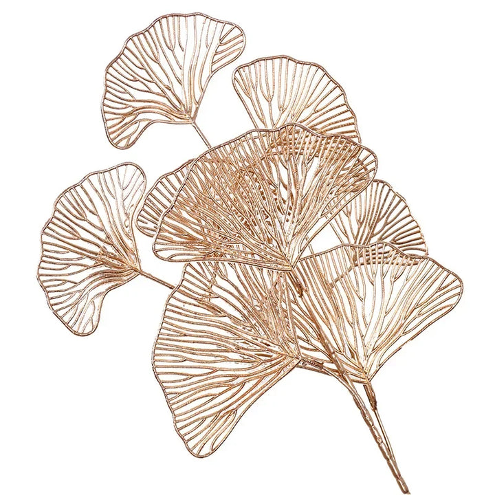Valen Artificial Golden Ginkgo Leaves