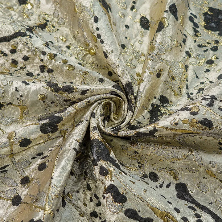 Quill Splash Ink Yarn Dyed Jacquard Fabric