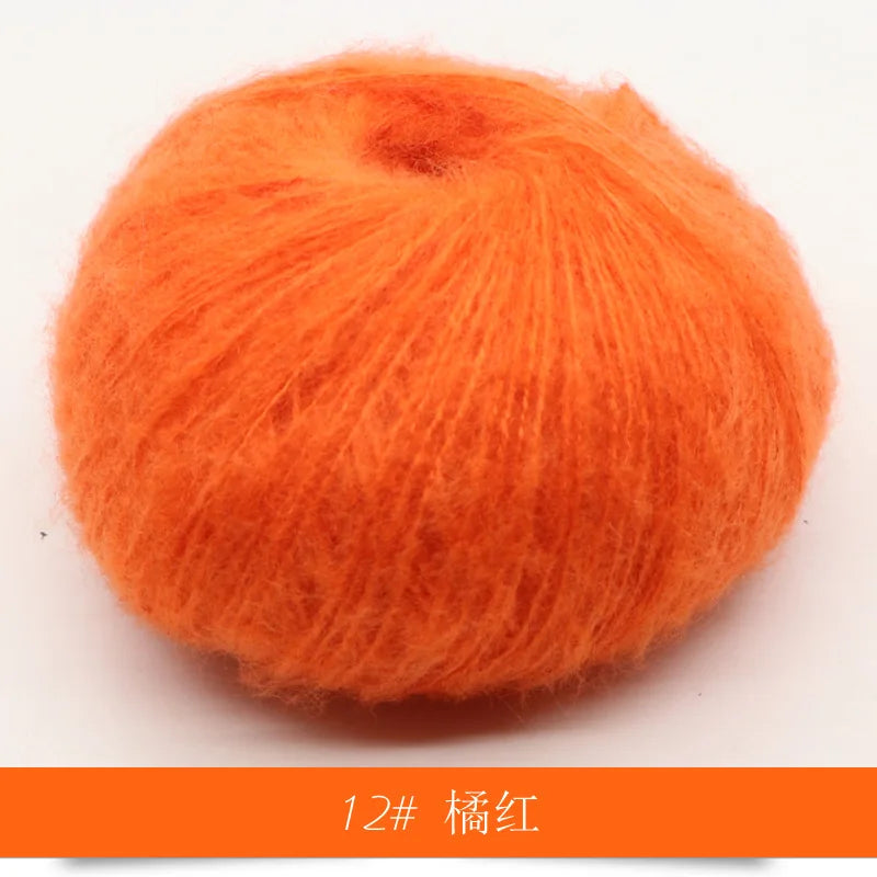25g 1Pc Mohair Yarn for Hand Knitting
