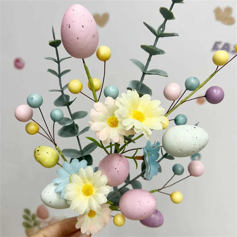 Easter Decor Artificial Flower Bouquet