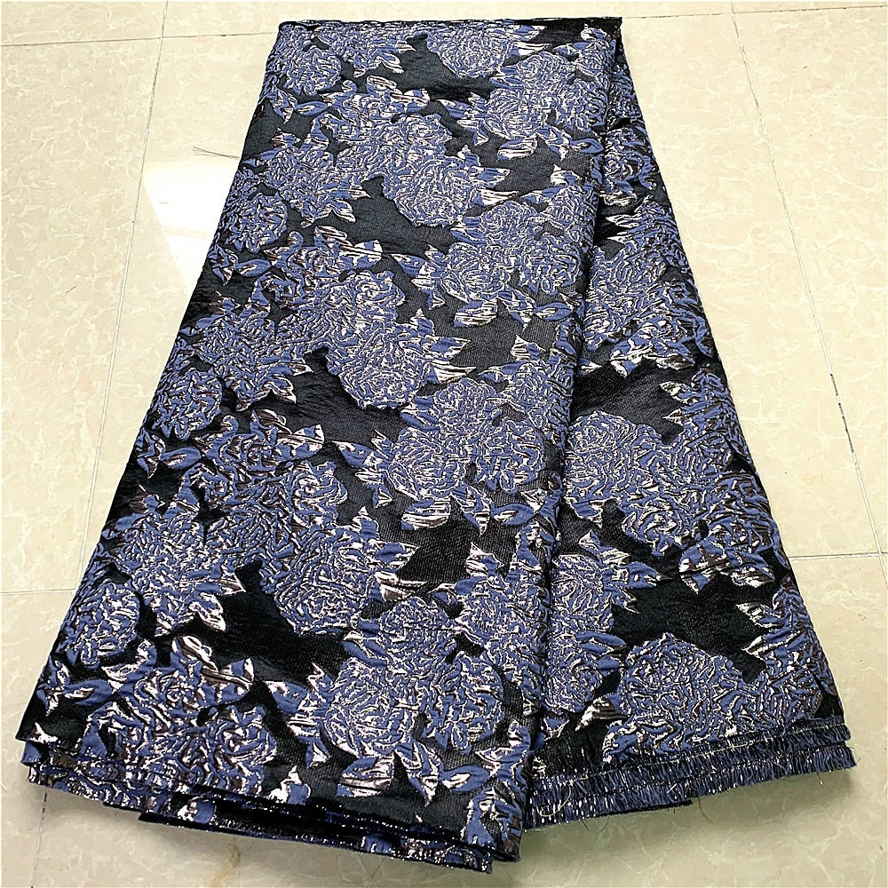 5 YARDS / 8 COLORS / Contrasting Floral Viscose Jacquard Brocade Woven Fashion Jacket Dress Fabric