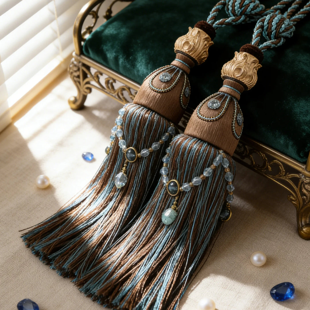 2 PC Navora Curtain Tiebacks