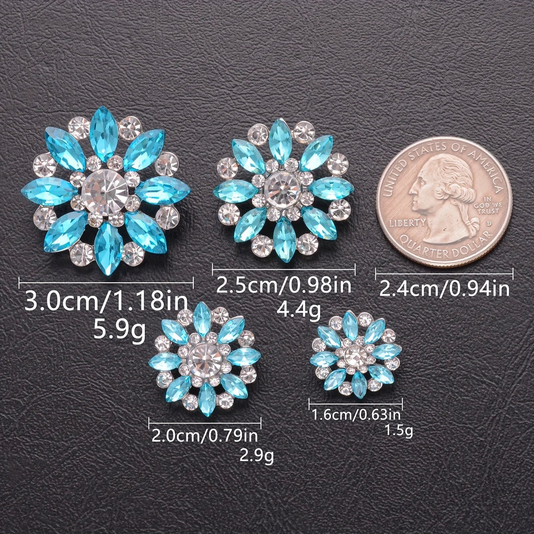 5 PC / Esoic Rhinestone Buttons