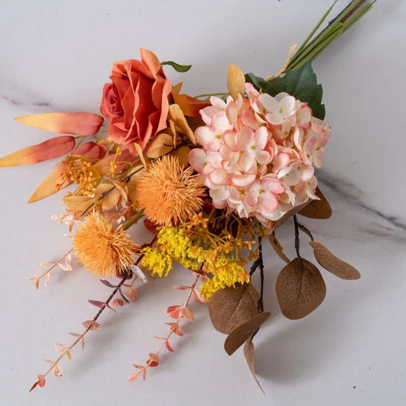 Cherish 49CM Artificial Autumn Eucalyptus Flower Bouquet