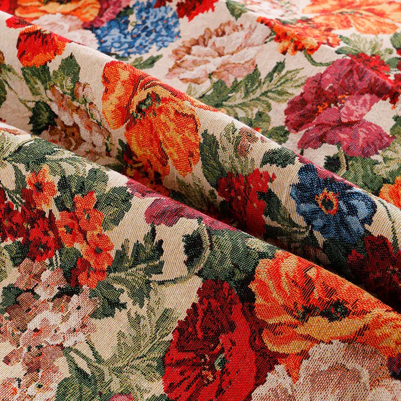 Dimone Floral Chenille Chenille Fabric
