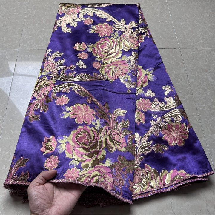 5 YARDS / 5 COLORS / Tenta Traditional Damask Viscose Jacquard Woven Fabric for Dresses, Jackets, Suits, Shirts, Skirts Lining
