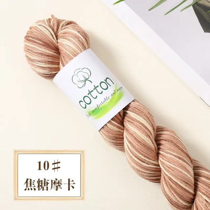 50g 100% Cotton Dyed Yarn