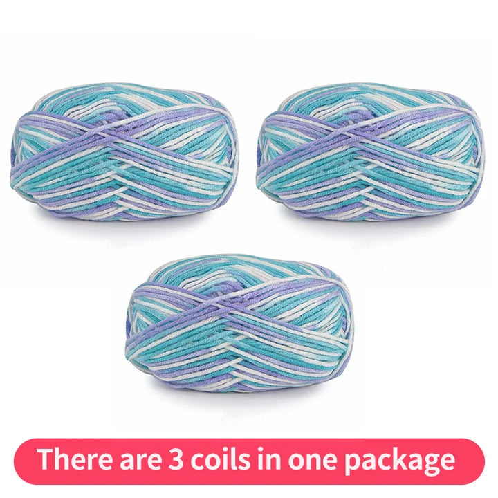 150g Segmented Dyed Gradient Colorful Yarn