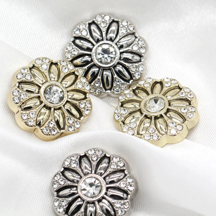 6 PC / Brody Rhinestone Buttons