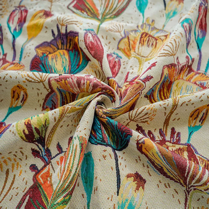 Hoilsea Floral Woven Chenille Jacquard Fabric