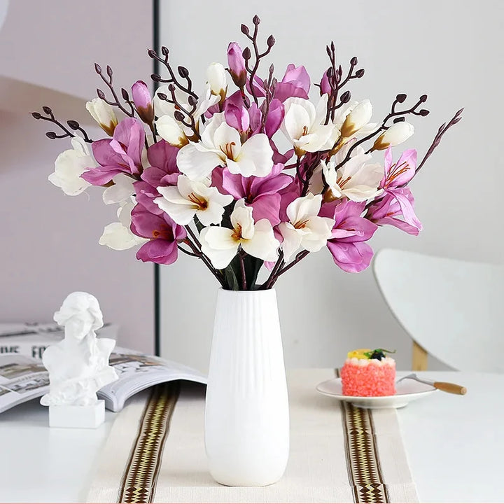 20 Heads Magnolia Artificial Flowers