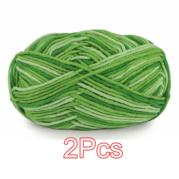 2PC / Tie-dye Crochet Yarn