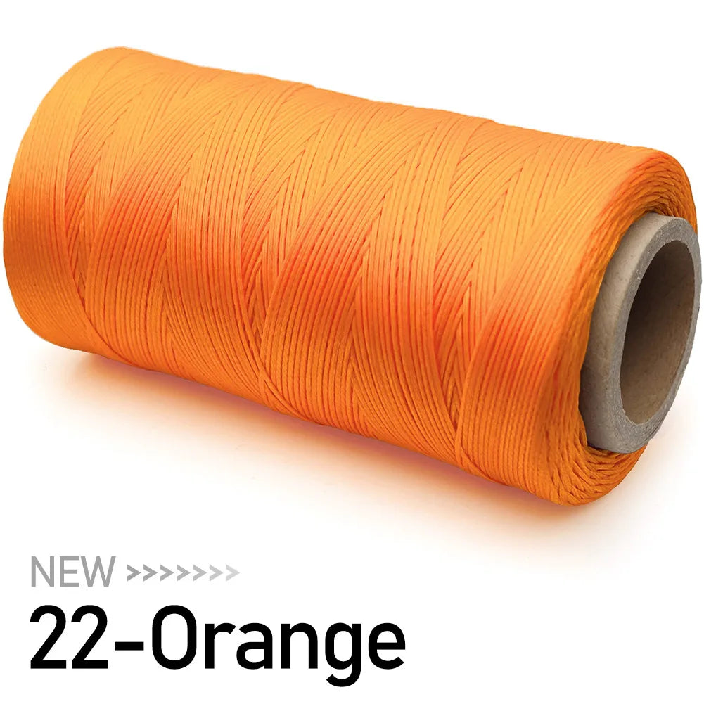 22 Colors / Flat Polyester Waxed Thread for Leather