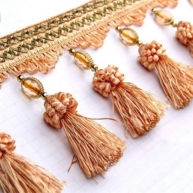 Mito Beaded Tassel Fringe Trim