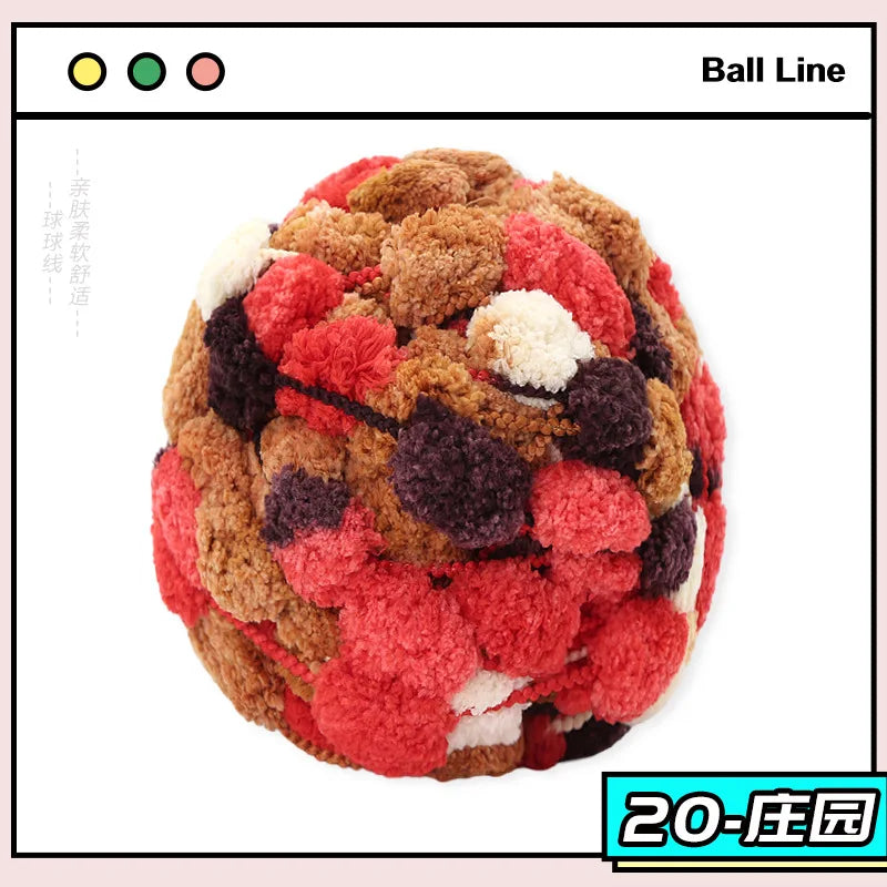 100g Colorful Thick Ball Yarn