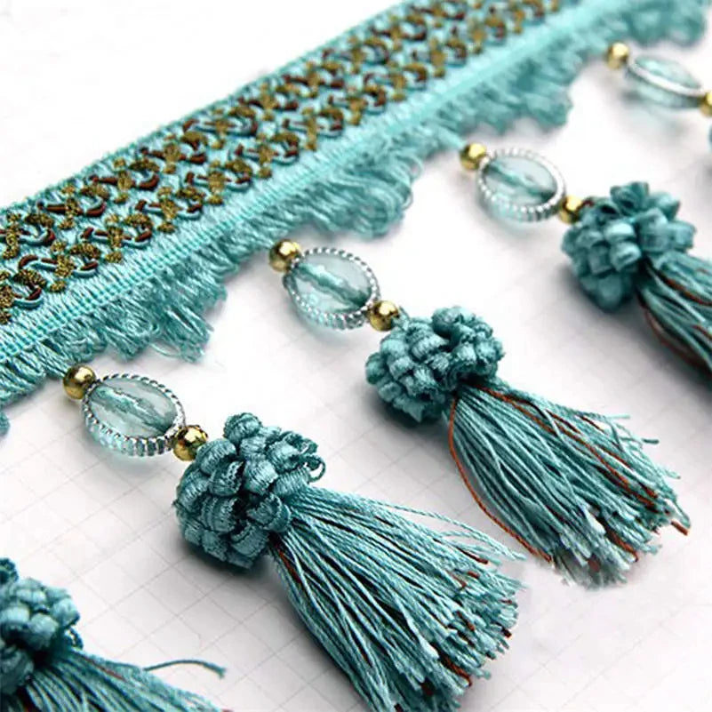 Mito Beaded Tassel Fringe Trim