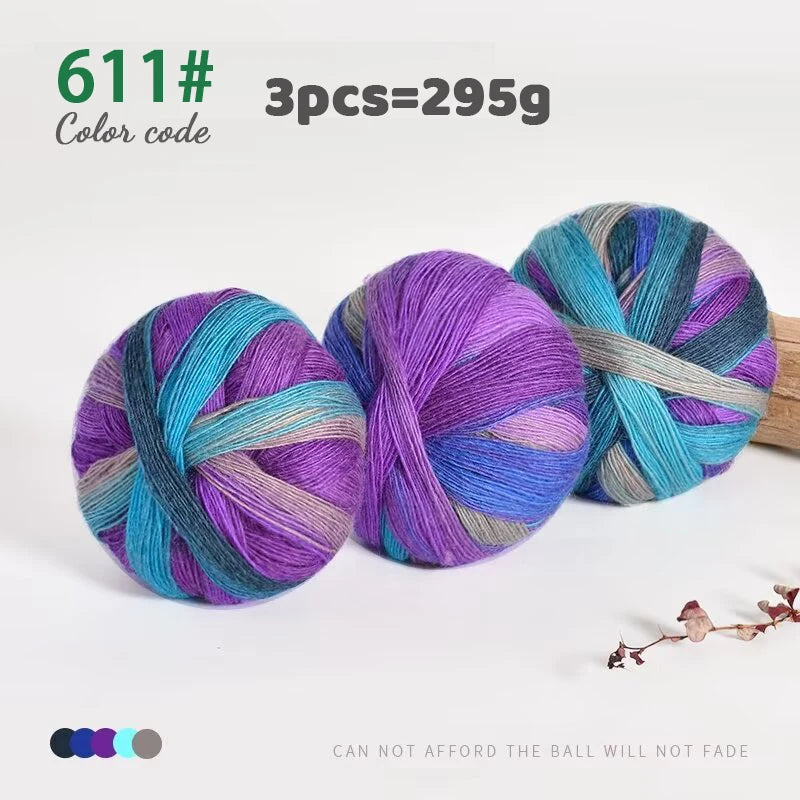 295g Colorful Wool Yarn
