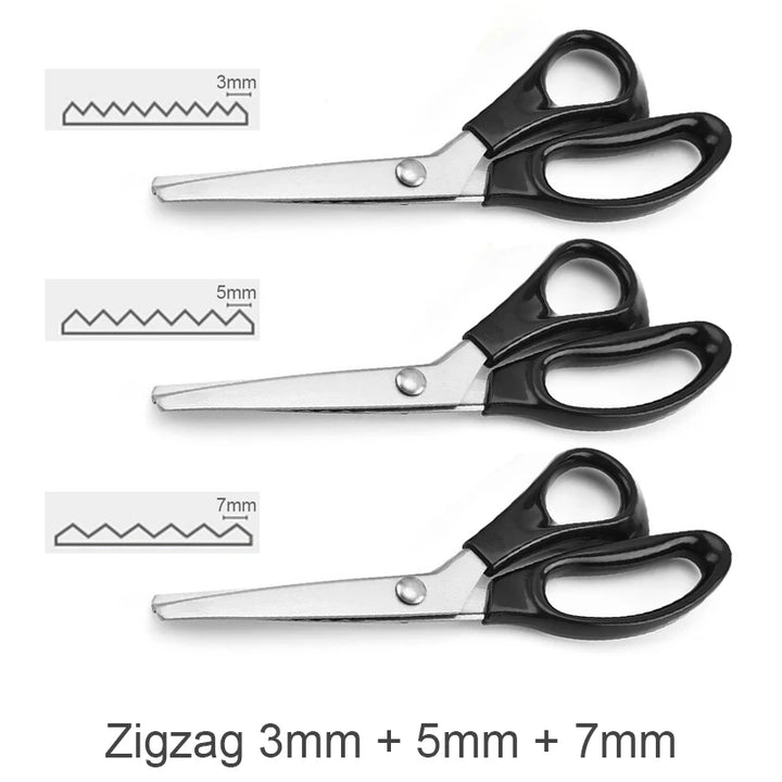 Zigzag and Wavy Sewing Scissors