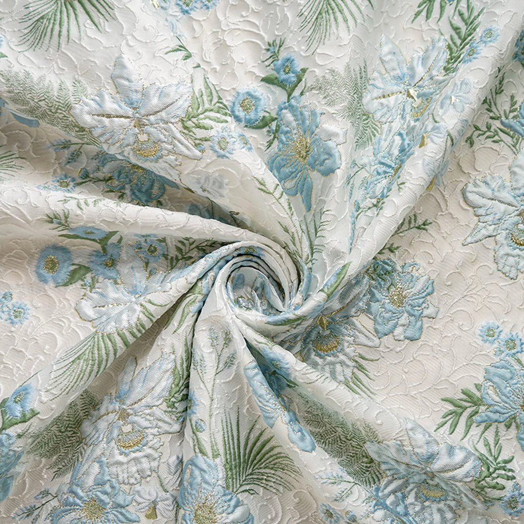 Augusta Floral Woven Jacquard Fabric