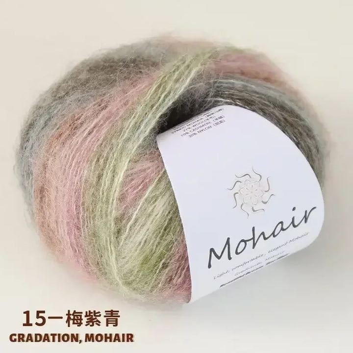 25g Gradient Silk Mohair Small Cloud Yarn