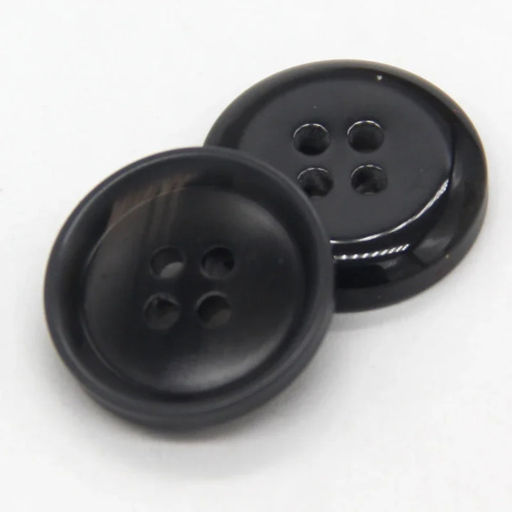 Manein 15/20mm Retro Men Suit Horn Resin Button - 20 PC
