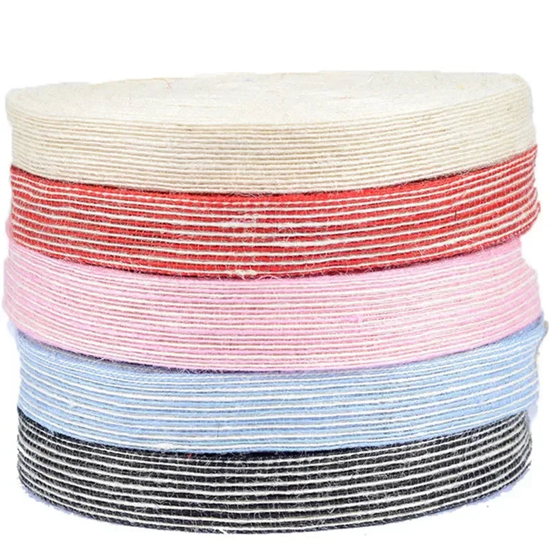 5 Meter / Colored Jute Burlap Ribbon