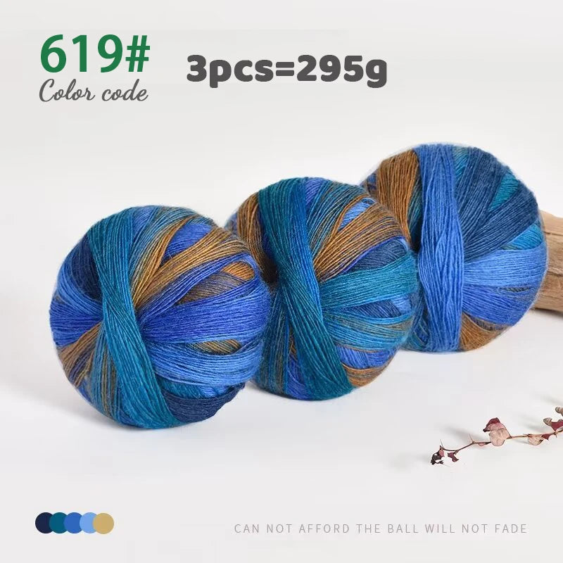295g Colorful Wool Yarn