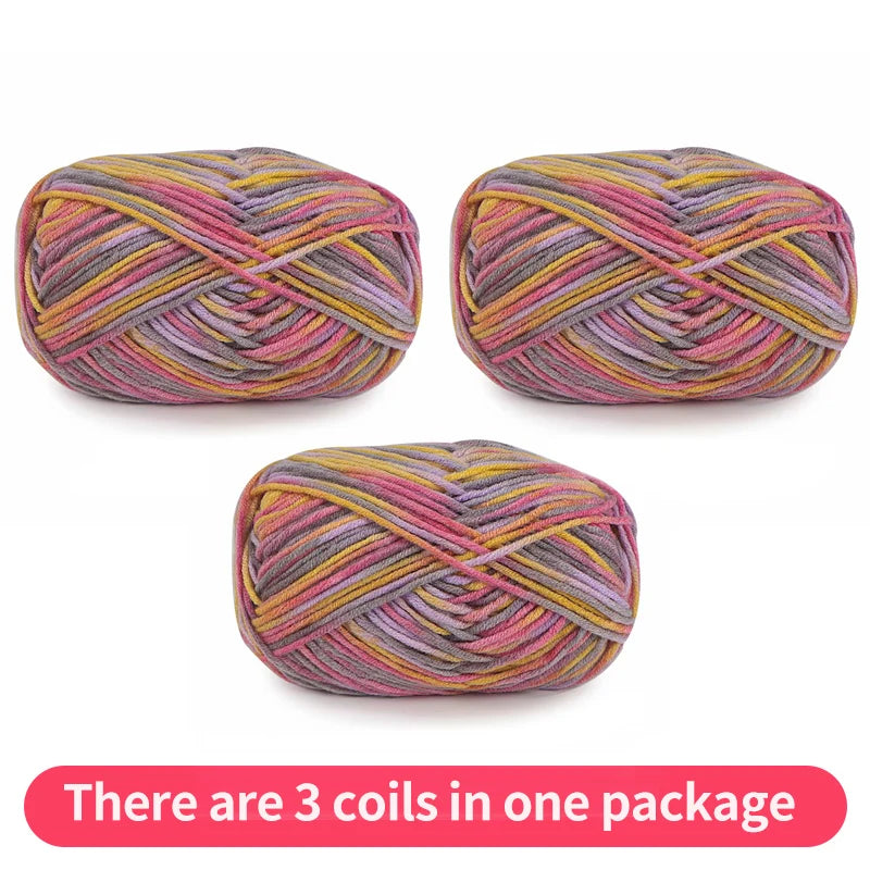 150g Segmented Dyed Gradient Colorful Yarn