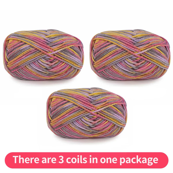 150g Segmented Dyed Gradient Colorful Yarn