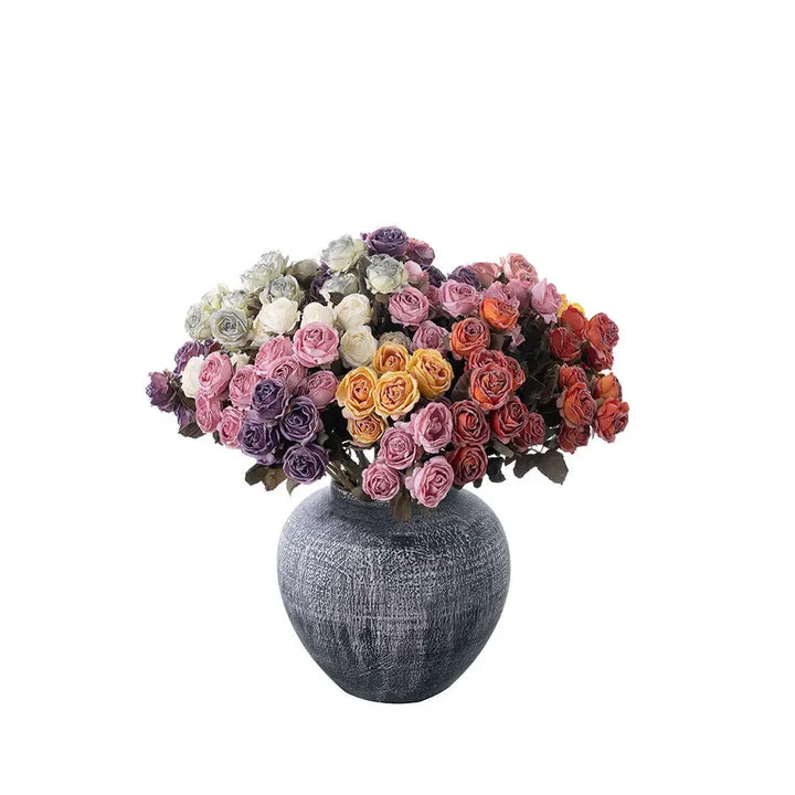 Breeze 43cm 6 Head Bubble Rose Artificial Flower