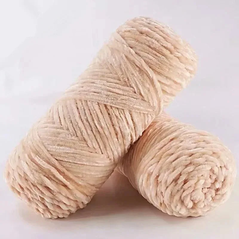 5PC/ Chenille Crochet Yarn