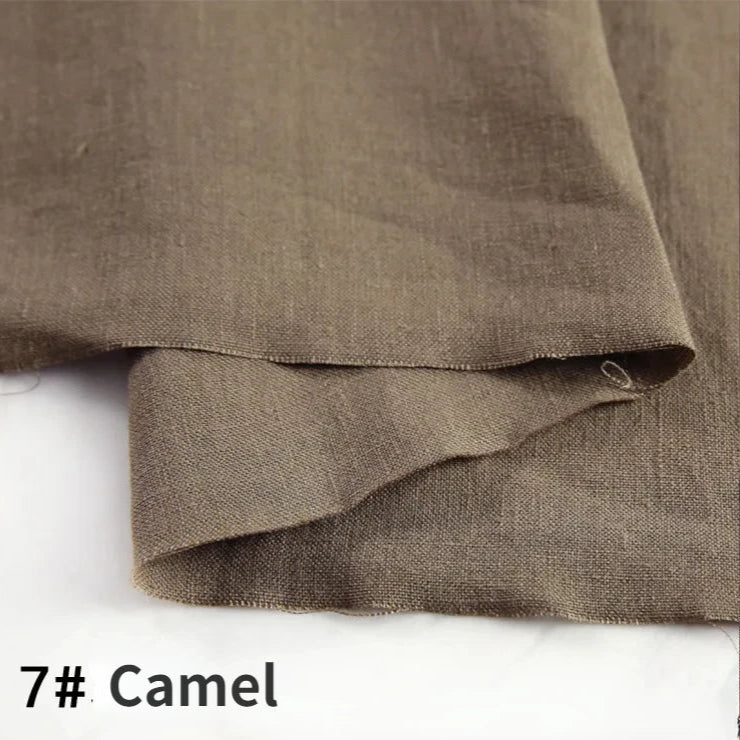 22 Colors / Alim Solid 100% Linen Fabric