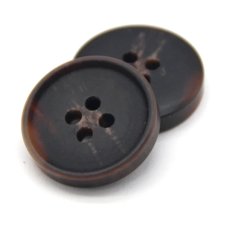 Franks 25mm 30mm Resin Horn Button - 10 PC