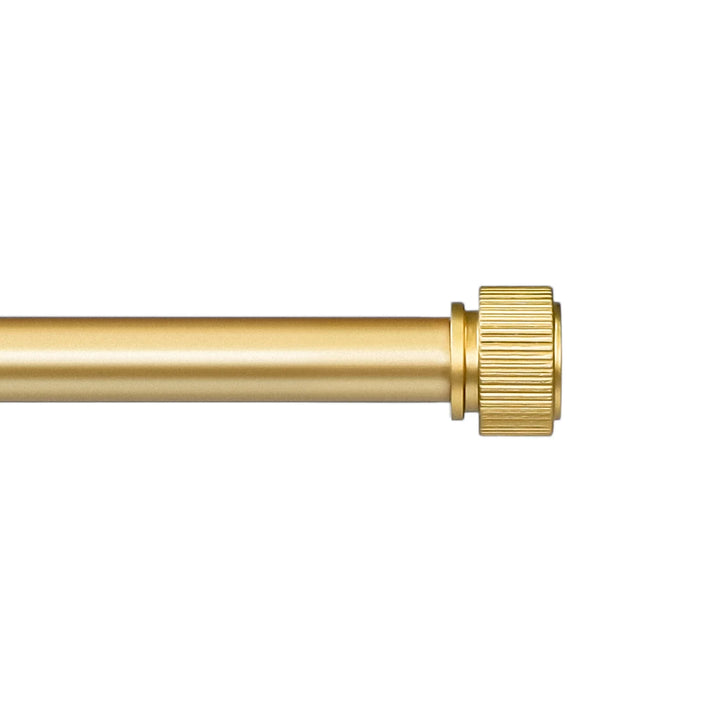 Lyra 5/8" Diameter Adjustable Single Drapery Curtain Rod Set