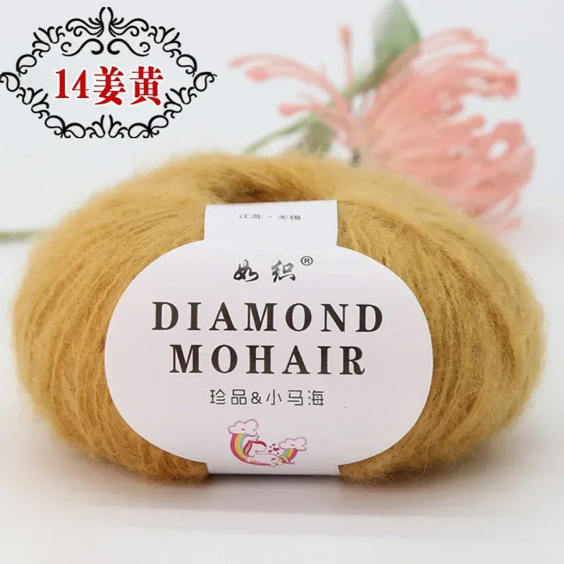 25g Mohair Wool Blended Yarn