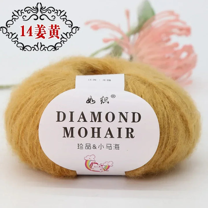 25g Mohair Wool Blended Yarn
